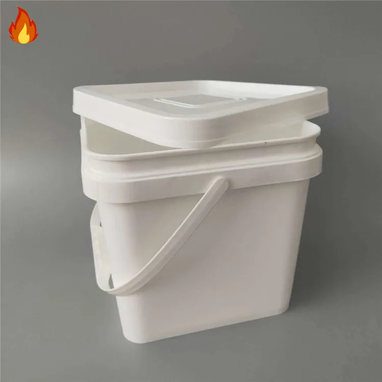 Outdoor 20L Transparent Plastic Large Capacity Water Bottle Drinking Square Hydration Folding Bucket Camping Water Storage