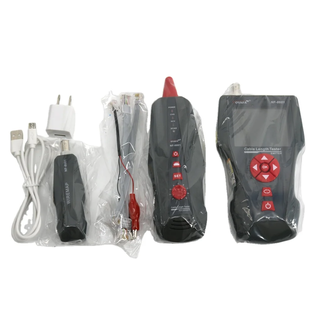 NF-8601W Multi-functional Network Cable Length Tester LCD Breakpoint Tester POE PoE PING Tracker