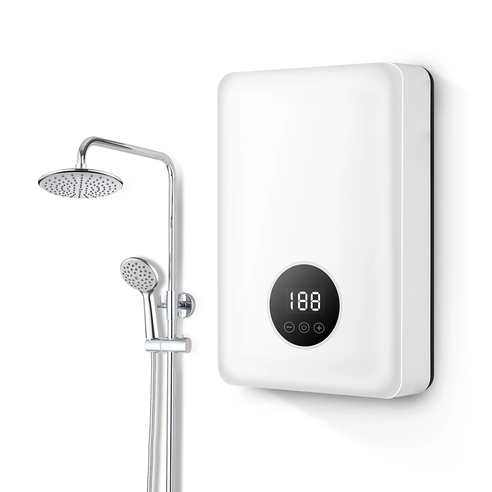 intelligent inverter bathroom bathtub tankless hot water instant electric shower water heater
