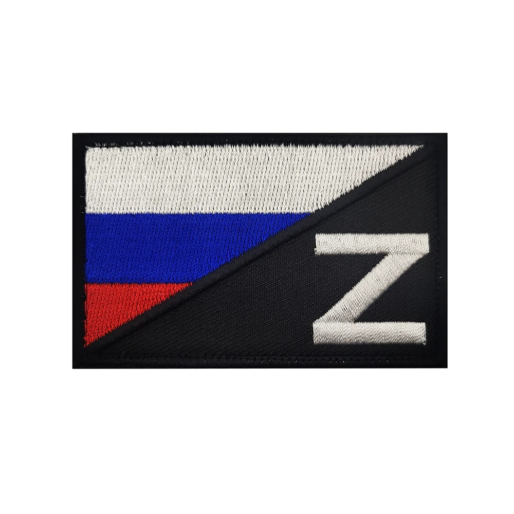 Russia Tactical Soviet Union Embroidery Russia Flag Patch Fabric For Outdoor Travel Hiking Clothing Patch