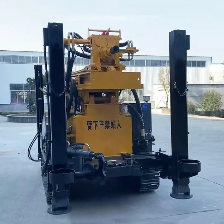 Deep water well drilling rigs crawler water well drilling rig water well drilling rig with air and mud pump