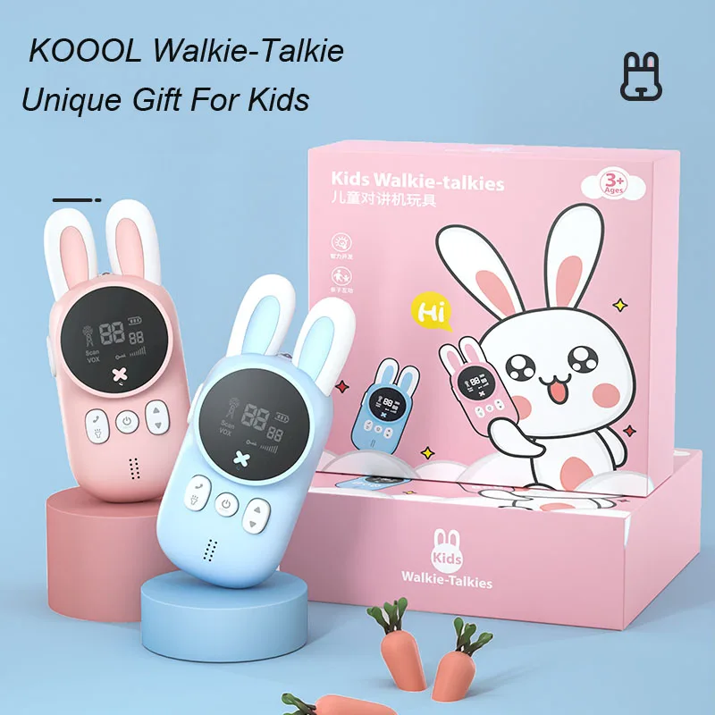 Popular Fancy Educational Toy Radio Wave Wireless Interphone Walkie Talkie Kids Pairs