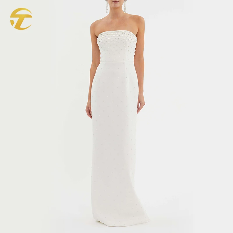 Женское платье с бисером