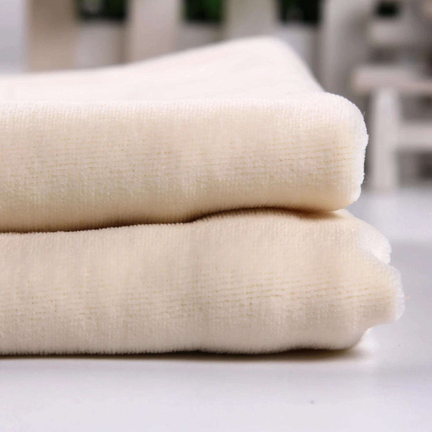 2024 New Design 165cm 280gsm Soft 100% Organic Cotton Velvet Fabrics for Clothing