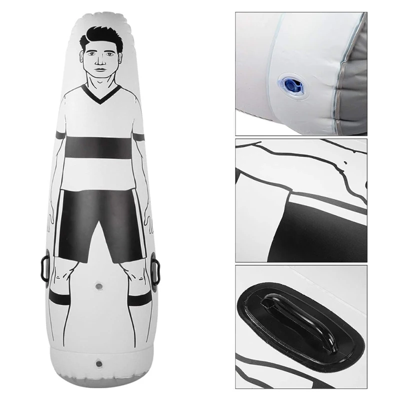 Hot Selling High Quality Portable Soccer Defender Training  Inflatable Soccer Dummy Mannequin 1.75 m  Height