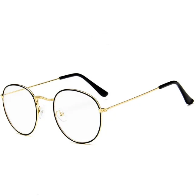 Men Women Anti Blue Ray Eyewear Blue Light Blocking Optical Eye Spectacle UV Blocking Gaming Round Eyeglasses