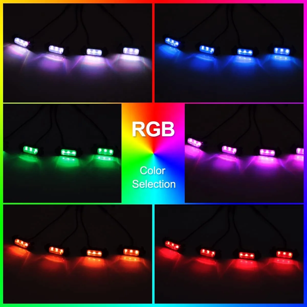 Gobison Factory Wholesale Price RGB TRD Grill Light For TOYOTA Tacoma 2016-2023 Grill Light