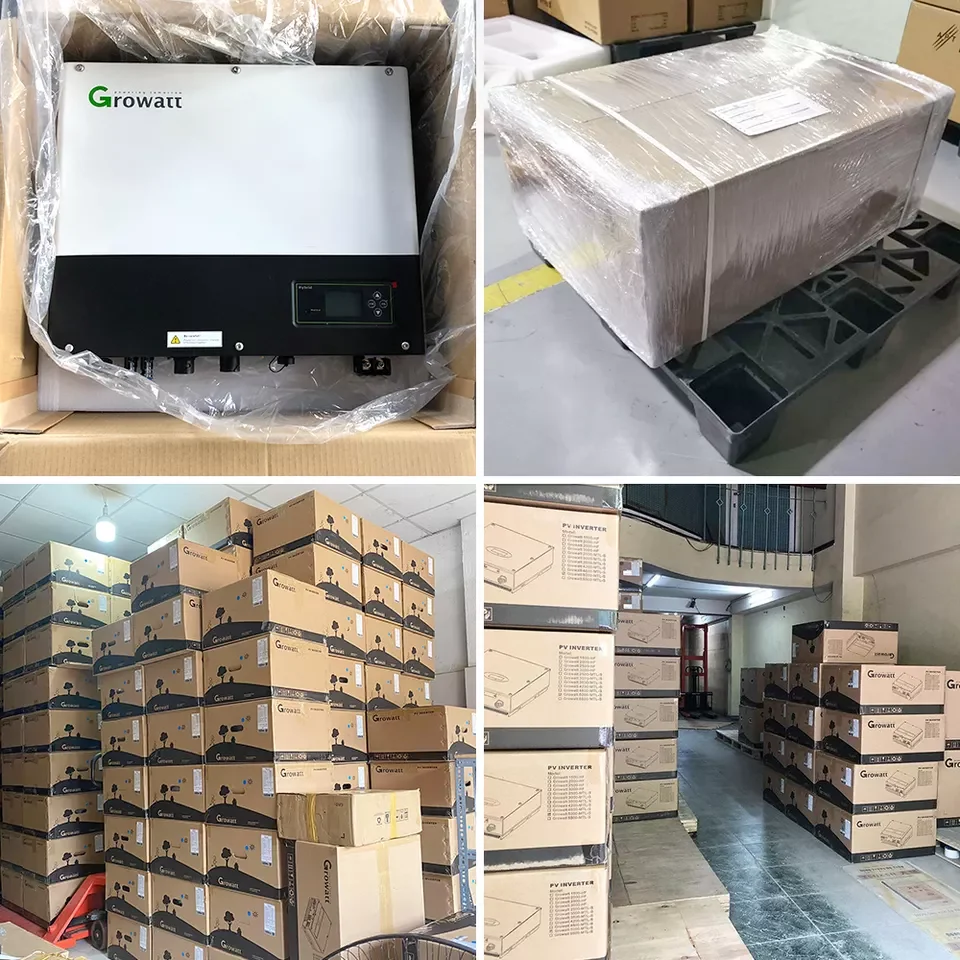 Wholesale Price Solar Panel Hybrid Inverter 5kw Price Pure Sine Wave Solar Power Inverter 5000w Growatt Hybrid Inverter