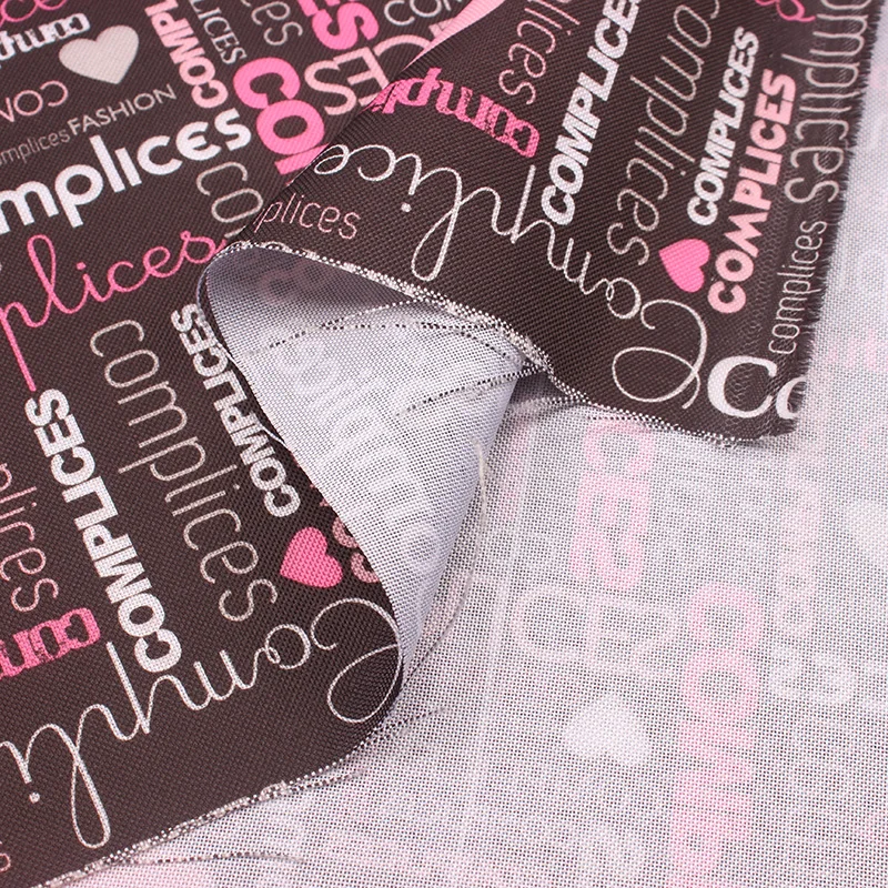 
custom pattern printing 600d polyester oxford fabric for bag series 