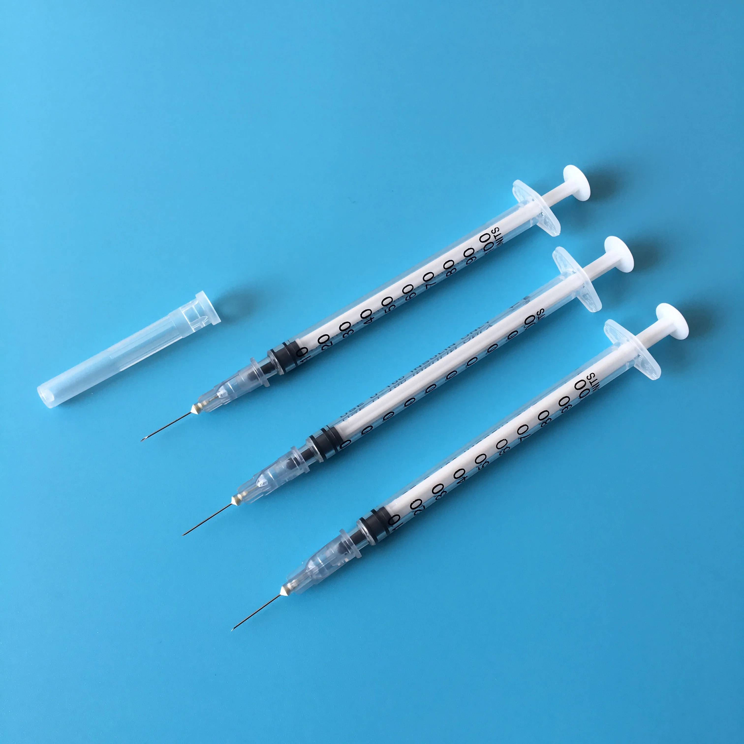 1ml, 2ml, 3ml 5ml Disposable Syringe with CE and ISO13485