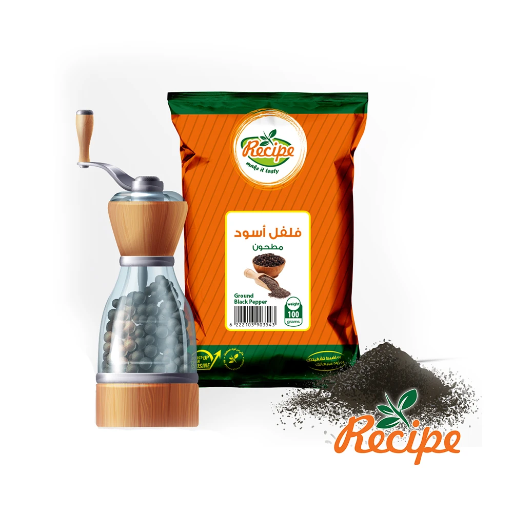 Bulk Dried 100 GM Black Pepper Delicious Seasoning Instant Food Black Pepper Condiment Single Spices