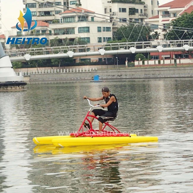 HEITRO Factory Price Two Seats Water Bike Water Park Aquatic Bikes
