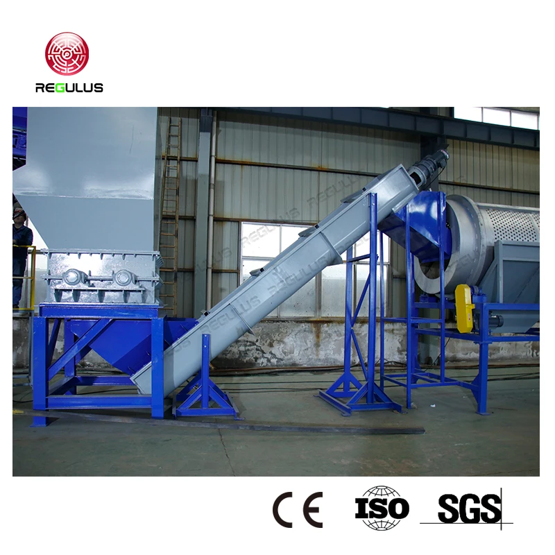 Машина для мытья пластиковых хлопьев для бутылок из ПЭТ