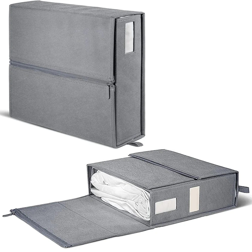 Protect  Quick Retrieval Store Maximize Closet Space Keep Your Bedding Neat Organized SheetCube Bed Sheet Set