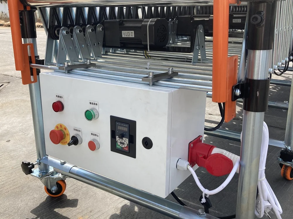 Automatic Product Line Powered motorized flexible Expandable Roller Conveyor System