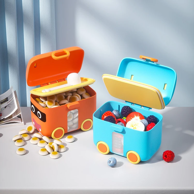 Patent product milk powder can portable baby baby auxiliary food milk powder box large capacity out storage box storage box