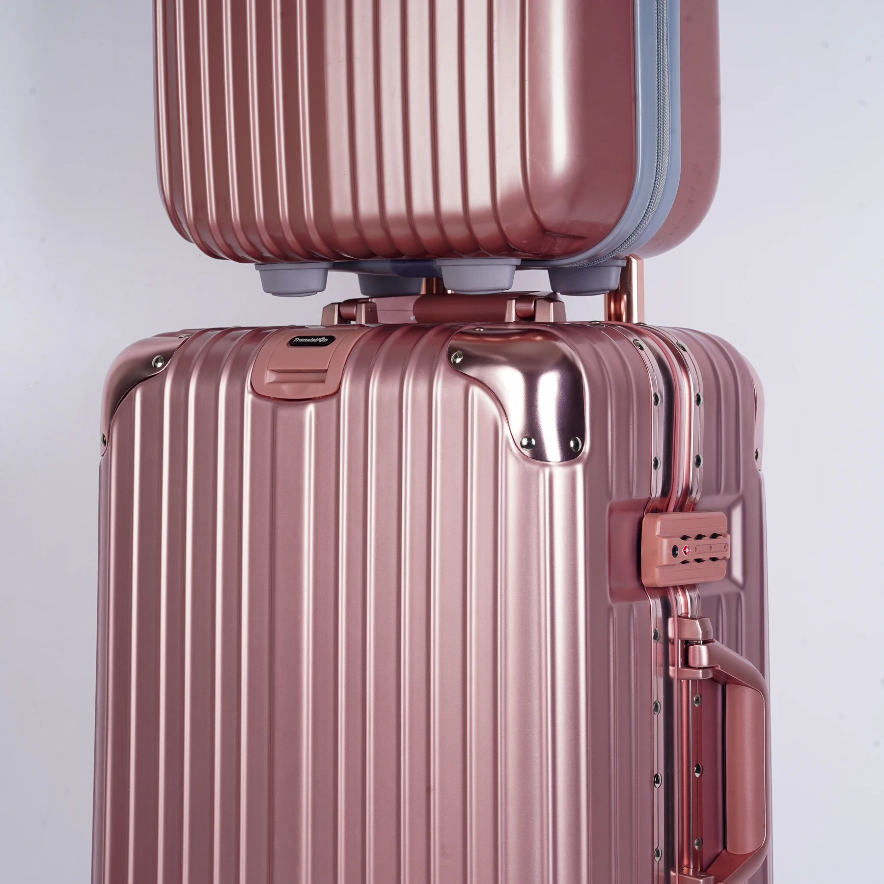 Custom PC Luggage Case Wheeled Suitcase Traveling Hard Case Trolley Luggage Set