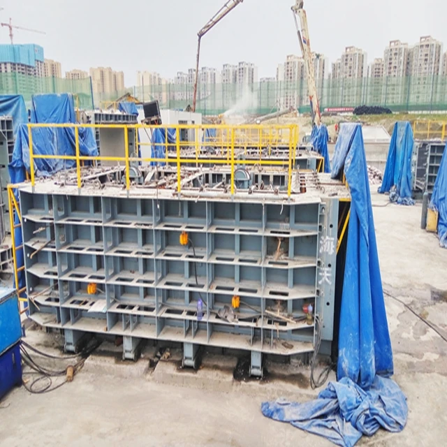construction equipment  precast concrete box culvert mold vertical pipe gallery mold