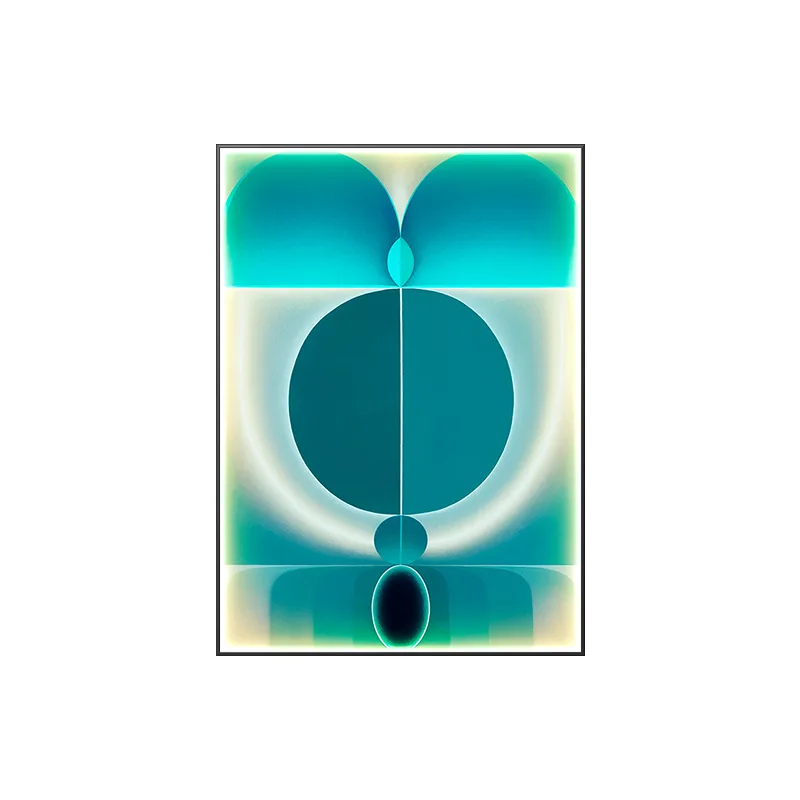 Entrance Corridor Hanging Painting Creative Abstract Sofa Background Wall Floor Painting Model Living Room Led Decor Painting