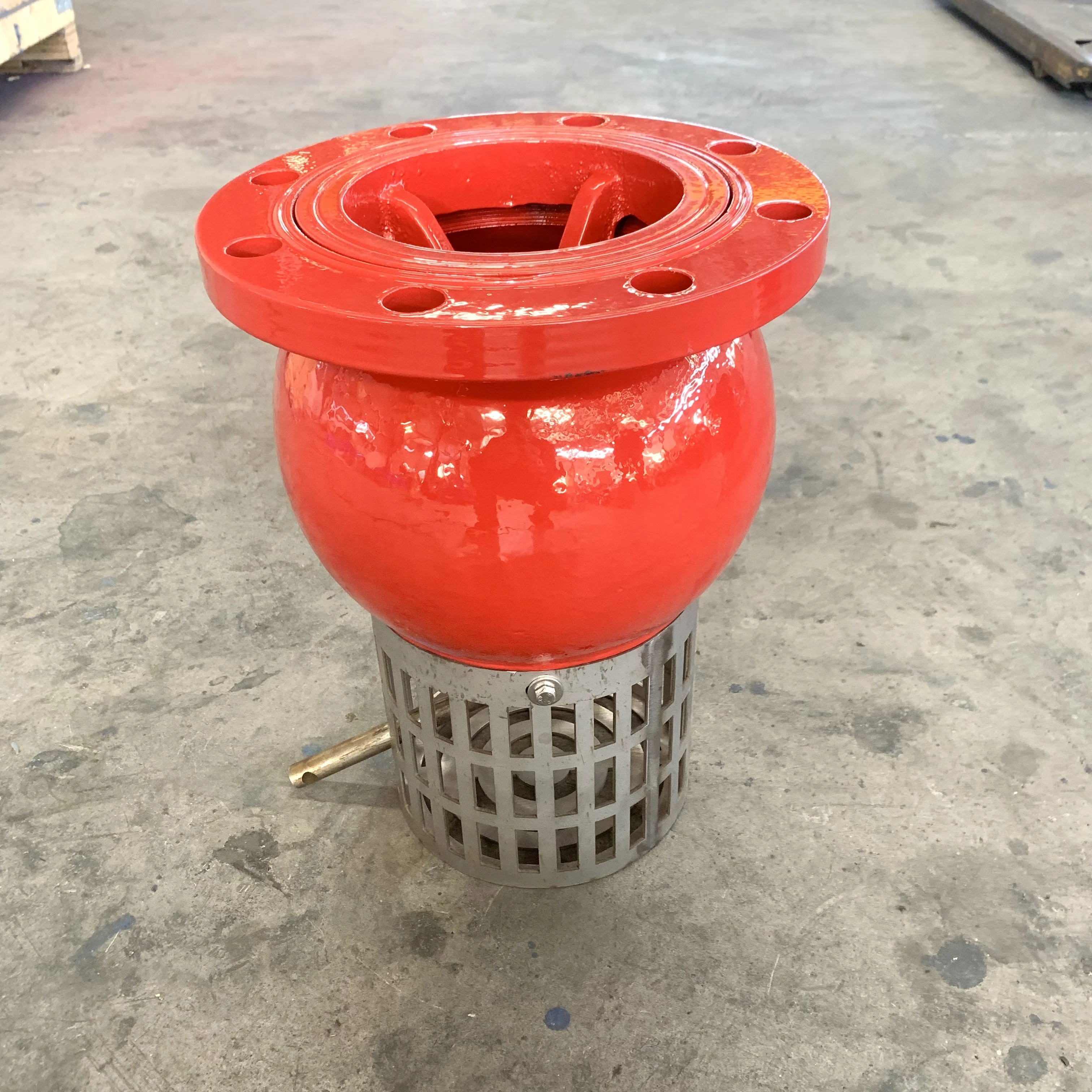 Ductile Iron Fire Foot Valve with Lever Manual Control Structure Water Application for General Use Valves