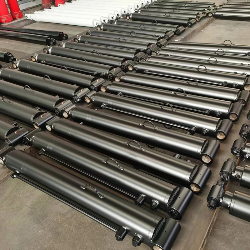 ST52 CK45 100 200 500 Tons Heavy Duty double acting durable Hydraulic Custom Press Cylinder