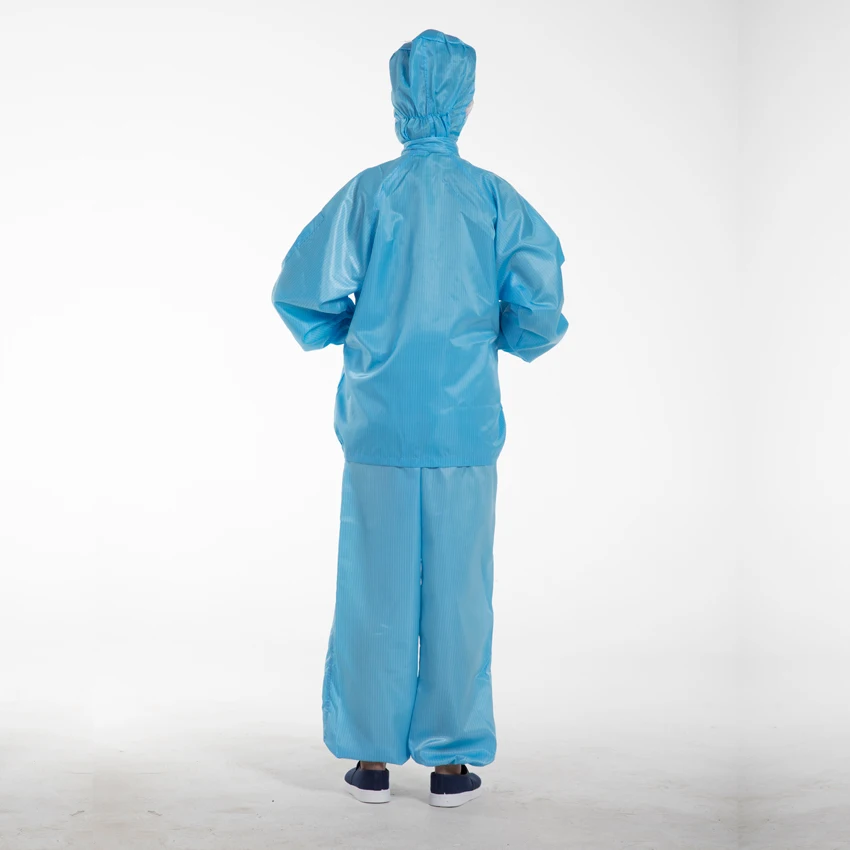 Hot Sell Clean Room smock clothing Suit food industry  workwear Workshop ESD Uniform/working Anti-static clothing for cleanroom