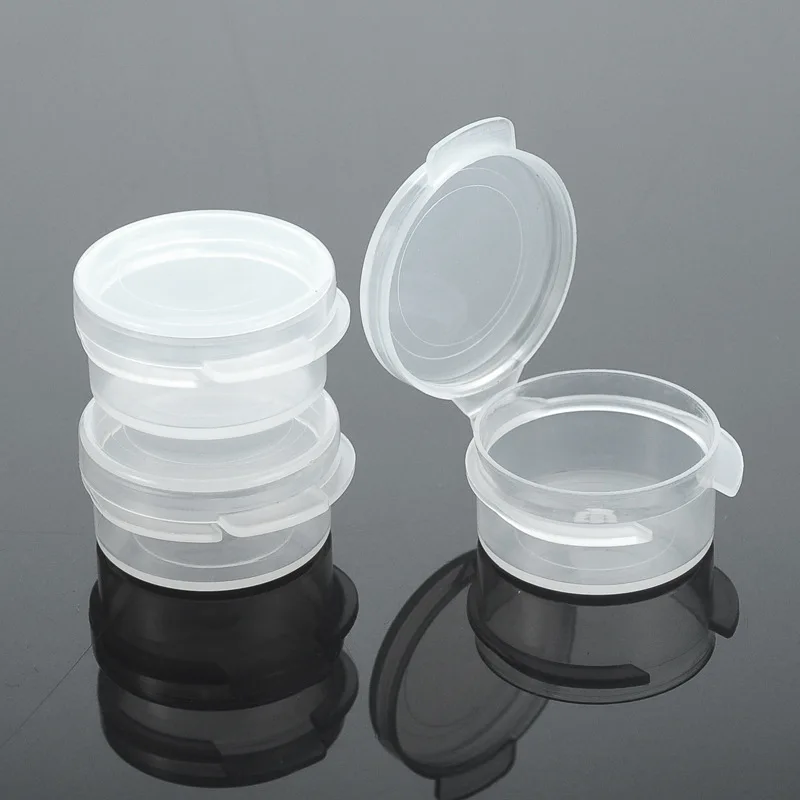 10g Small flip top Cosmetic Jar, Ministorage Conjoined cap jar