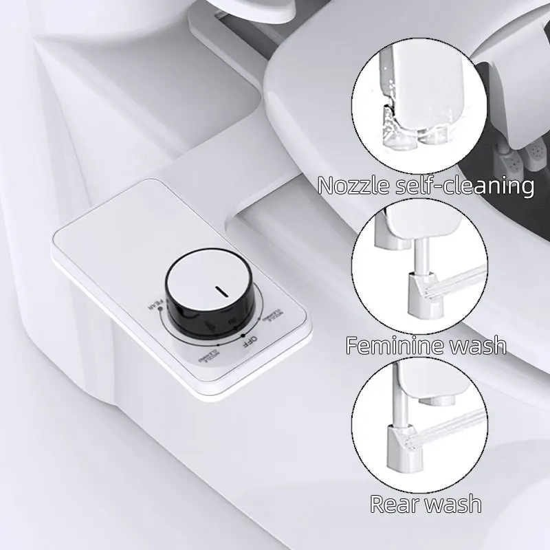 Hot Selling Cold Water Bide Shattaf Custom Clean Anus Bidet Bathroom Non Electric Bidet Attachment For Toilet