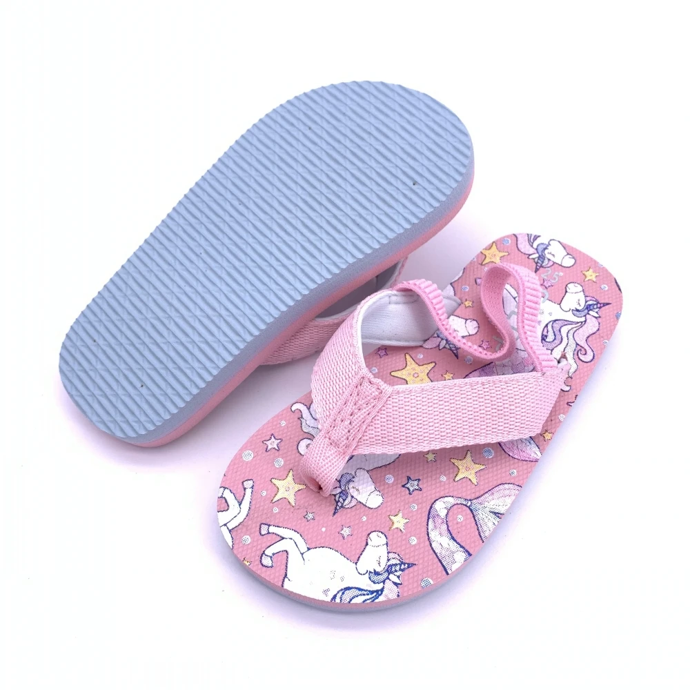 Cute Cartoon Summer Flip Flops for Girls with Good Quality