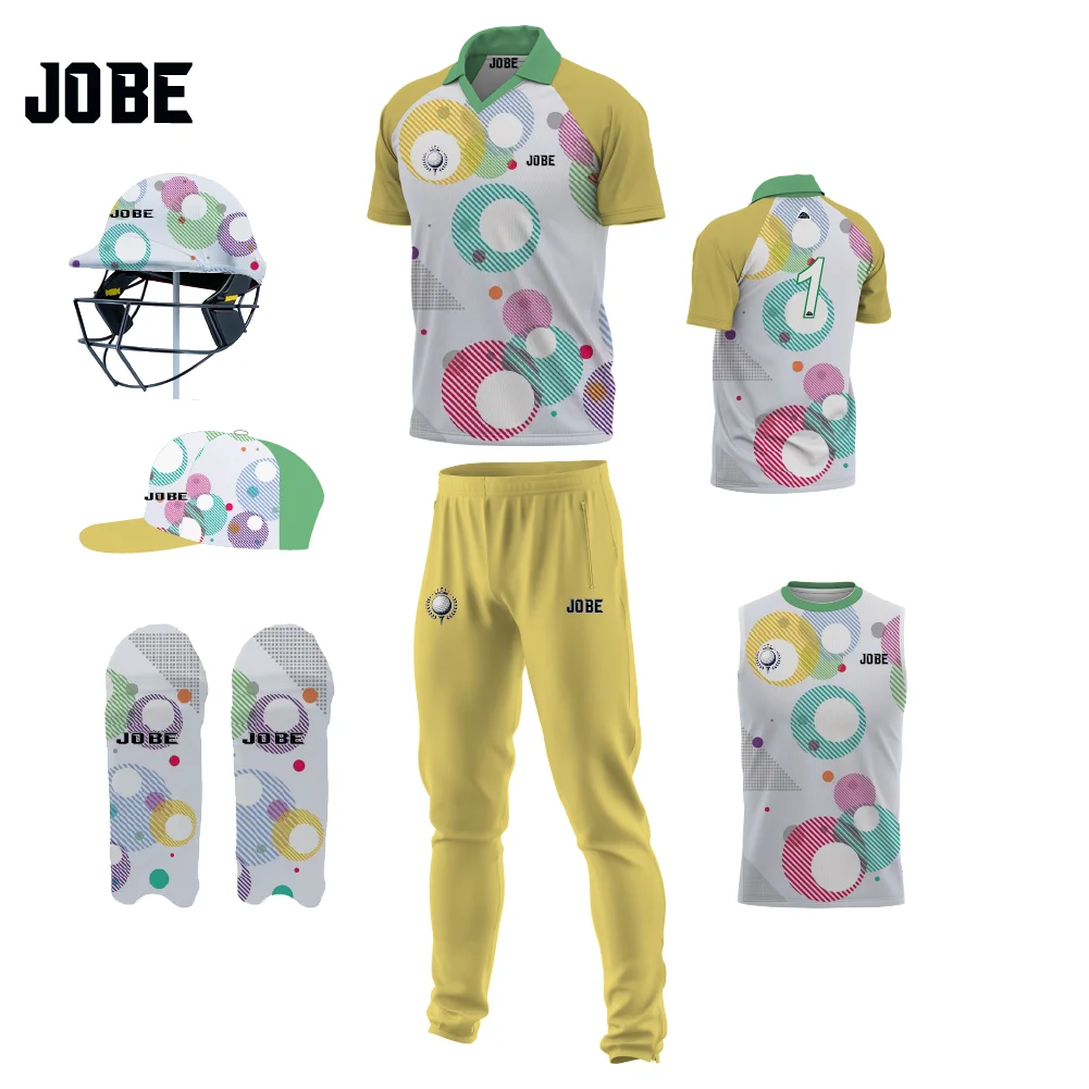 customized embroidery patches team man professional pakistan new pattern cricket jersey china color