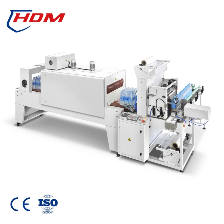 Автоматическая машина для упаковки бутылок с минеральной водой