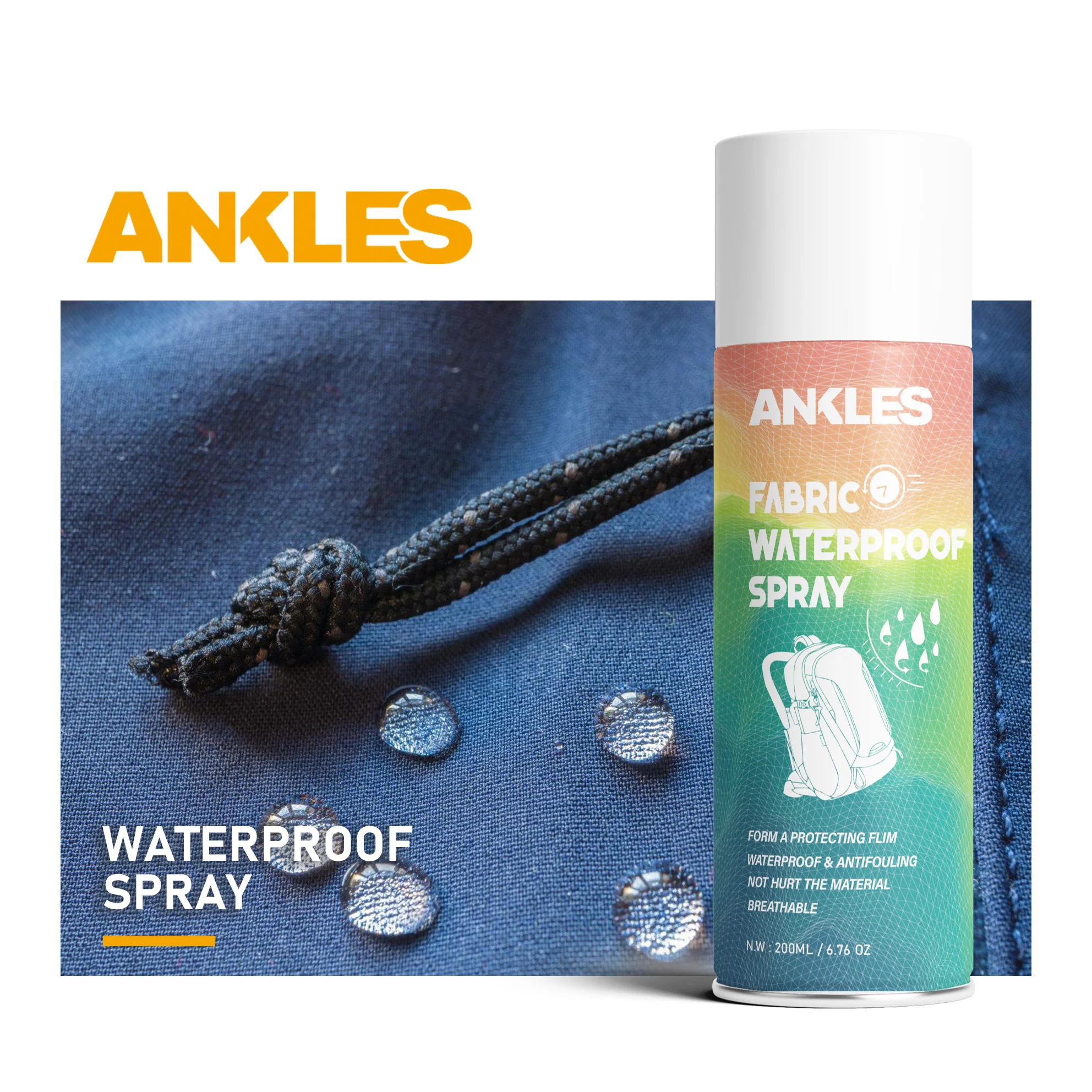 ANKLES Silicone Nano Waterproof Spray for Shoe and Clothes waterproof spray