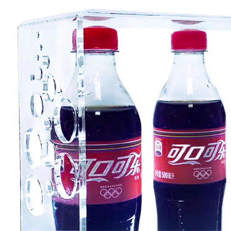 2020 Creative Free Portable Standing Table Top Acrylic Wine Rack Advertising Table Stands