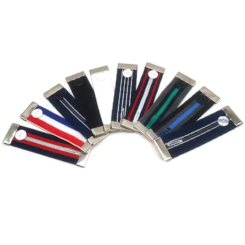 Fashion Button French Cuffs Elastic Anti-Slip Cuff Holder Button Extender Cuff Links for Men Waistband Extender for Jeans Pants