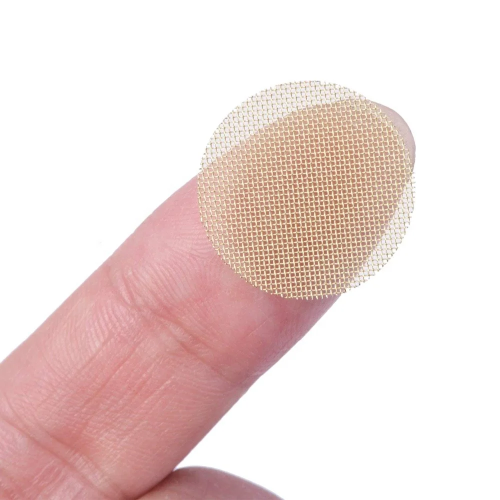 Stainless Steel and Brass Smoking Pipe Metal Mesh Filter,Smoking Pipe Screen, Tobacco Pipe Screen