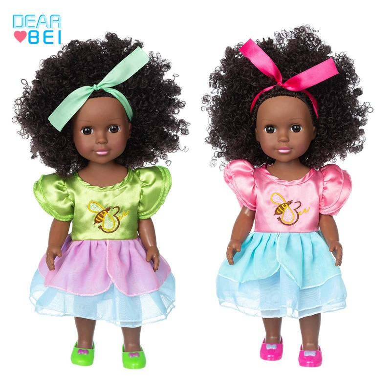 Realistic Reborn Baby Doll Black African American Reborn Doll Silicone Vinyl Full Body Reborn Doll Clothes for Children