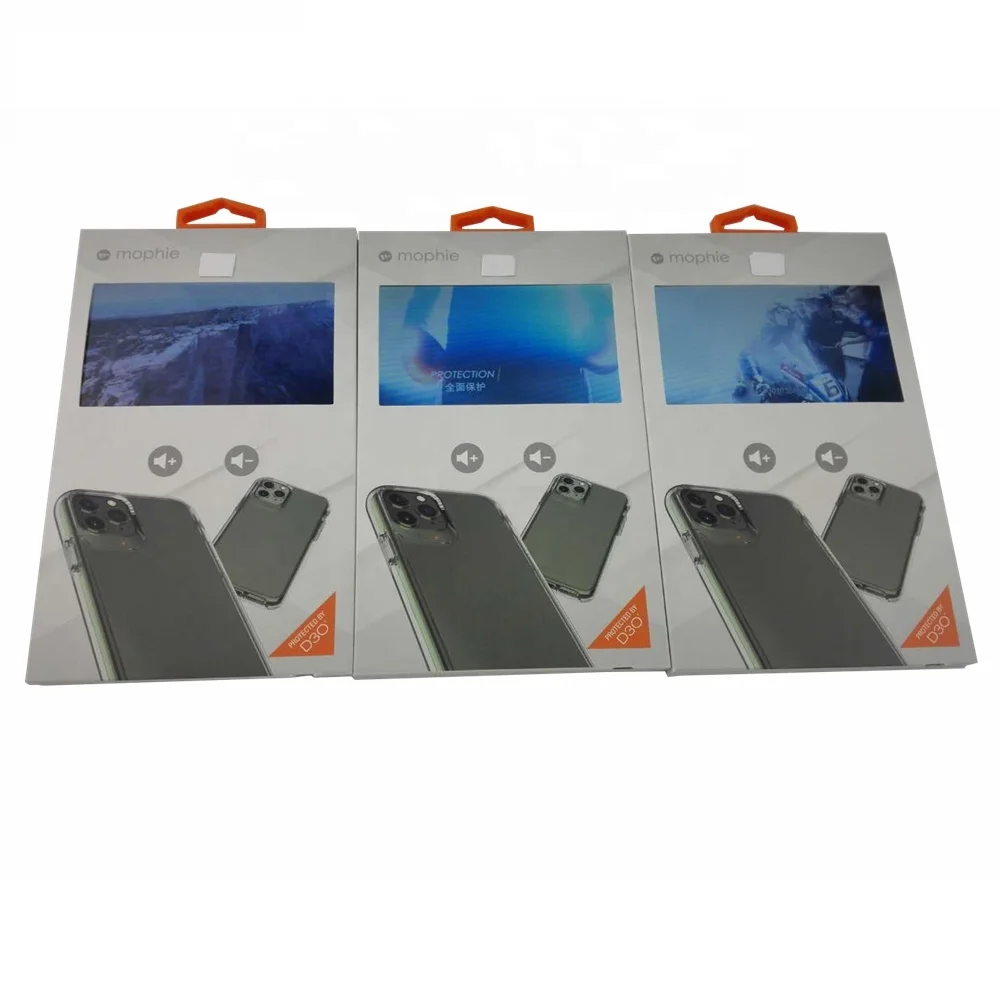 The newest design beautiful hanger video pos 4.3Inch  LCD screen video pos with orange hanger