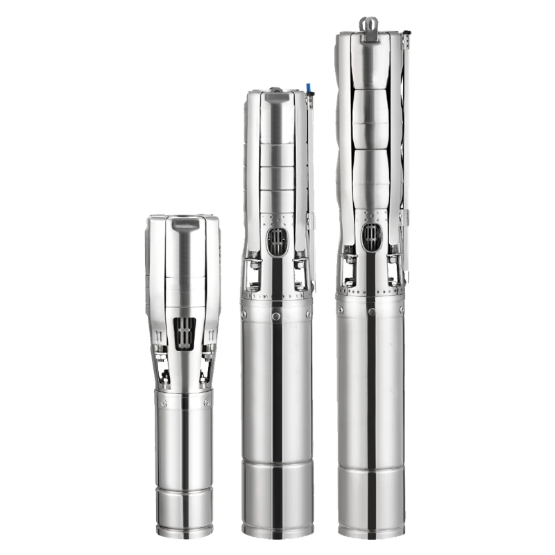 Deep Well Submersible Water Pump 220v 6inch 3kw Big Flow Deep Well Pumps Prices For Sale
