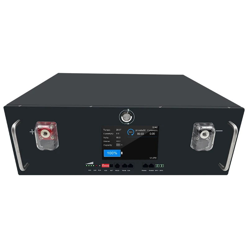 48v100ahFactory Price Shell Square Core With Communicate 48v100AH Lithium Ion Lifepo4 Solar Battery