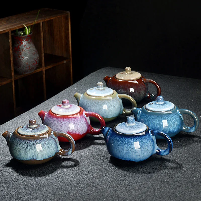 Exquisite Star Glaze Teapot 250ml Ceramic Kung Fu Tea Pot Tea Kettle Tea Set Porcelain Teapot Traditional Chinese Teaware