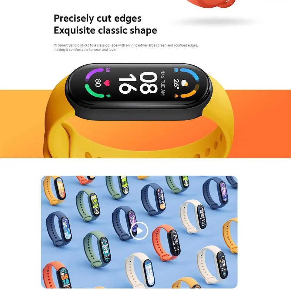 Оригинальные Смарт-часы CN версии Xiaomi Mi Band 6