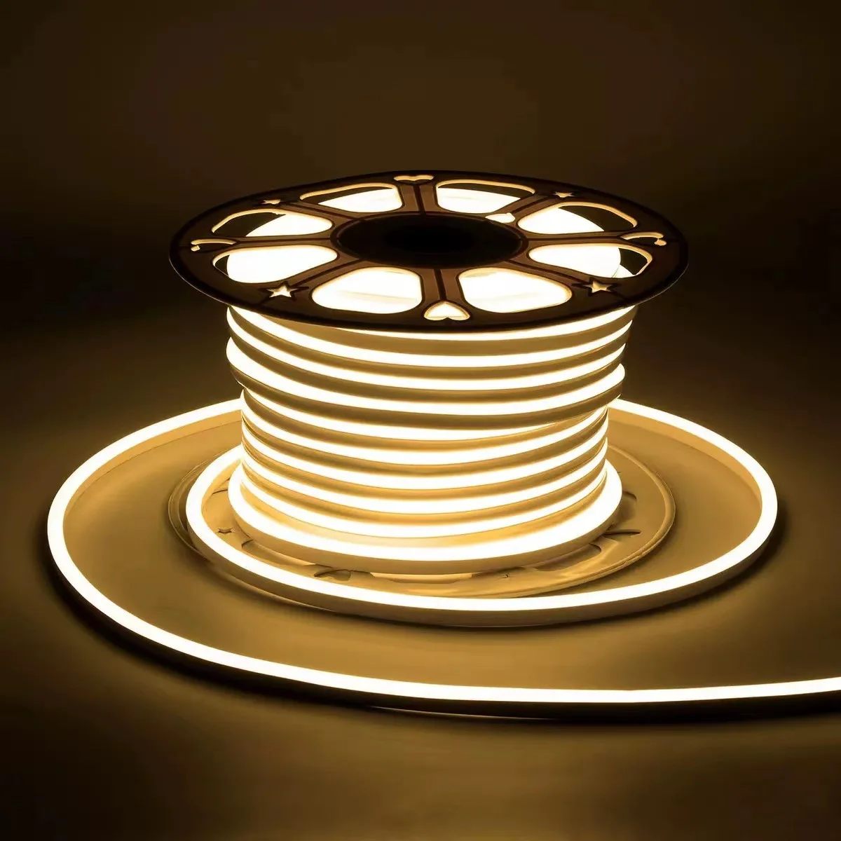 Soft Silicon 5m 50m 12V LED Neon Flex With 2.5CM/Cutable DIY neon flex signs for Party LED Neon Flexible Strip Lights