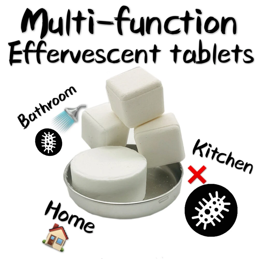 Mini Multi-function Bathroom Effervescent Cleaning Tablets Toilet Cleaner Eco Friendly Household best Hot selling