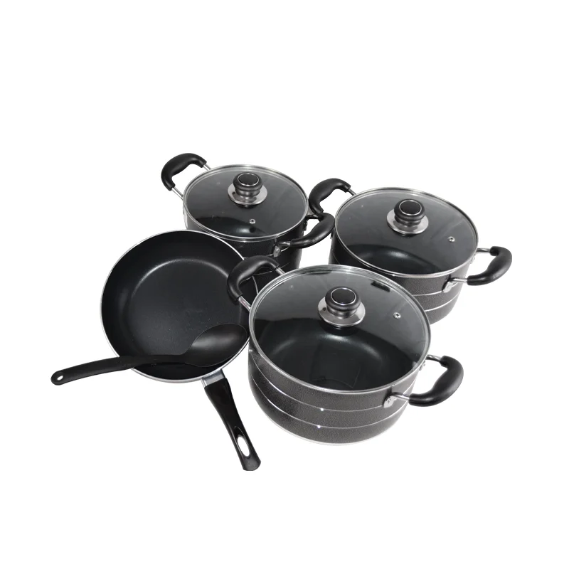 Non Stick Large Stock Pot Deep Casserole cookware Sets Cooking Pot Set