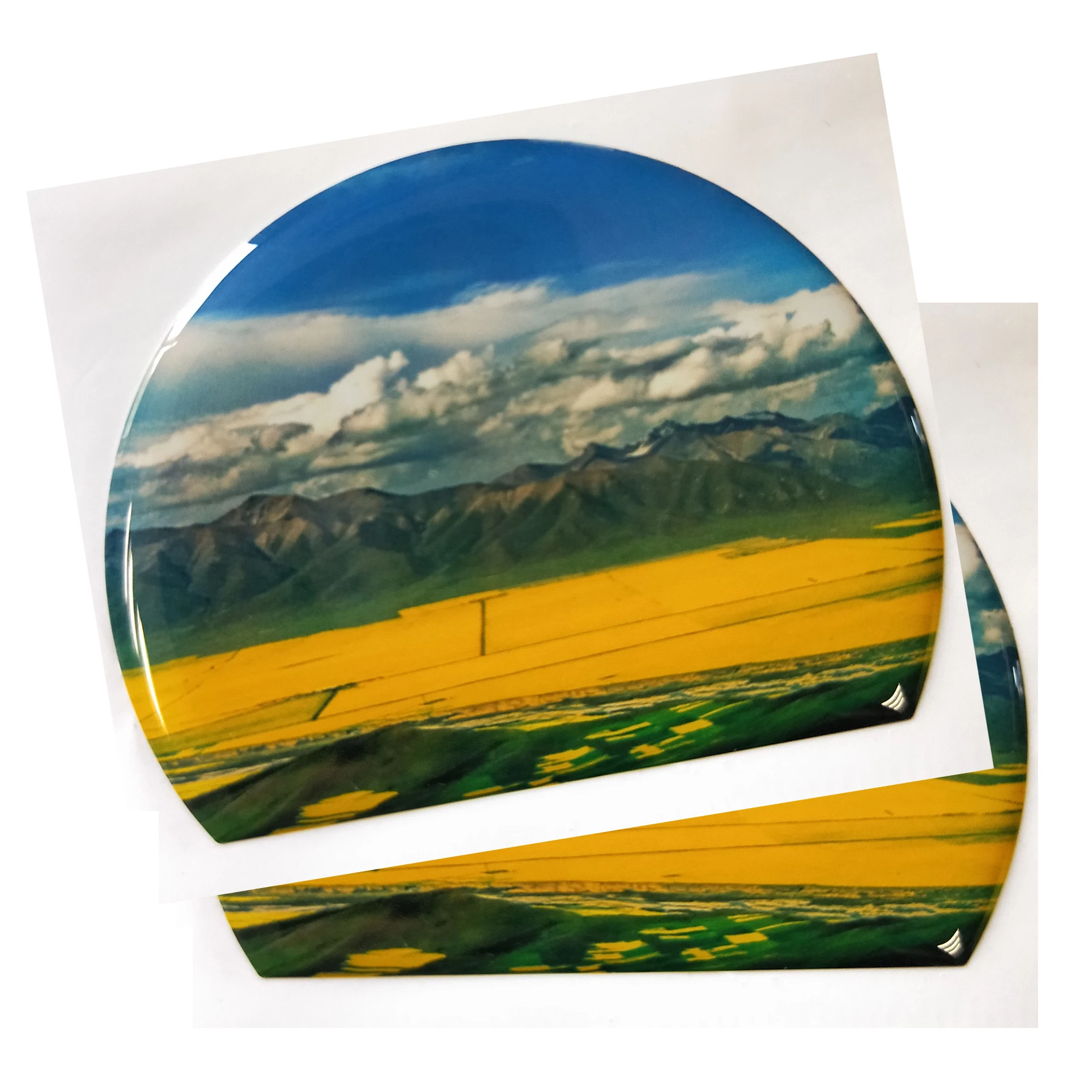 Custom Design Printing Soft Adhesive Epoxy Dome Sticker Label  High Quality 3D Clear Epoxy Resin Stickers For Wholesale