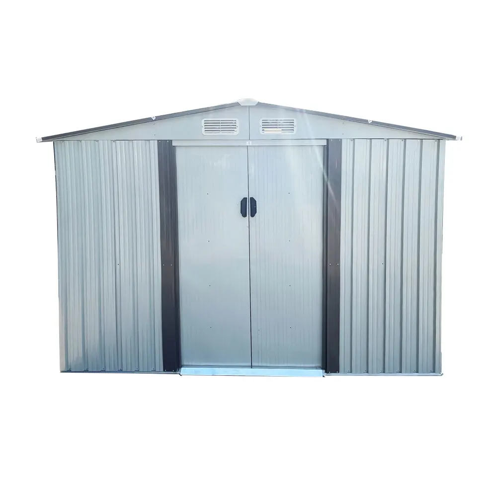 Chinese Waterproof Garden Buildings Manufacturer Outdoor Motorcycle Shed Storage Tool Sheds Metal 6X9 Ft