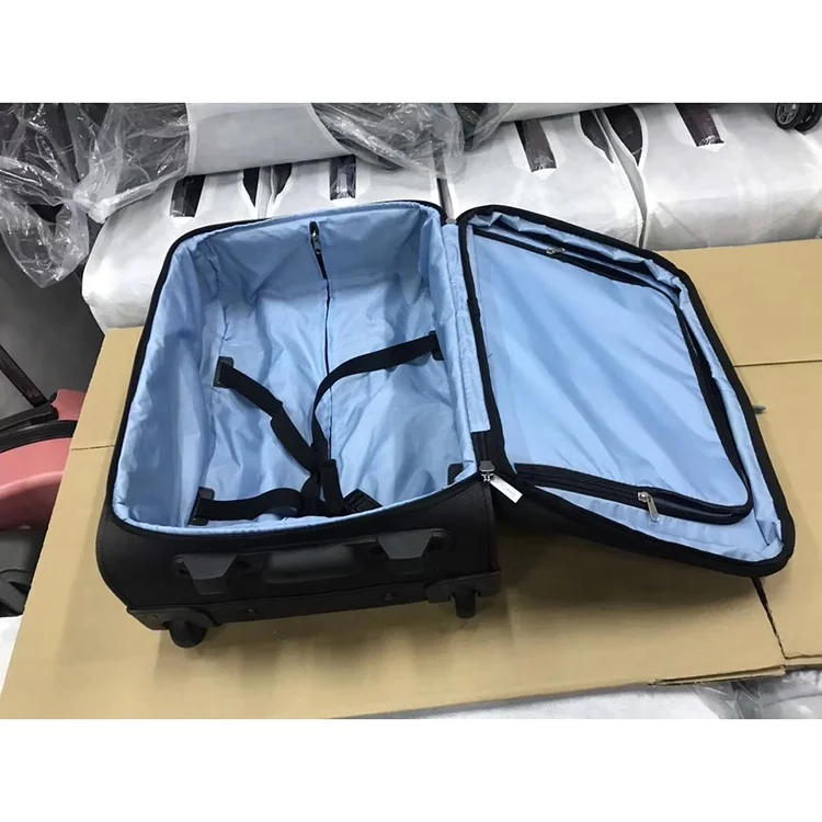 Discounted stock large capacity 20 inch oxford cloth travel suitcase carry-on adult luggage trolley bags