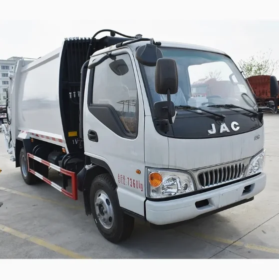JAC 4x2 120 л.с. 5 тонн куб. М. м3 китайский мусоровоз контейнер для мусора цена