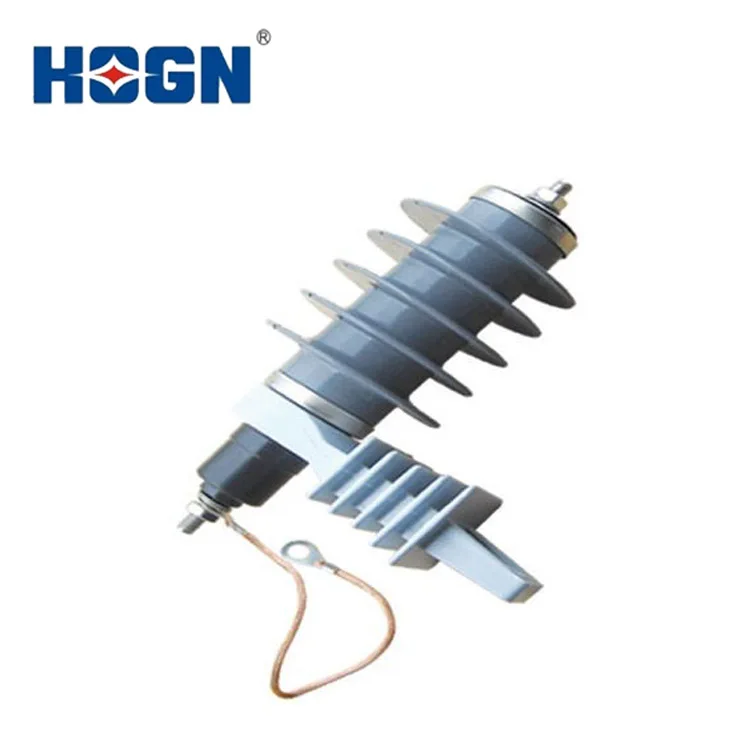 HOGN New Designed YH10W YH5W High VoltageYH5W Polymeric Housed Metal-oxide Surge Arrester 3kV 15kV 24kV 33kV