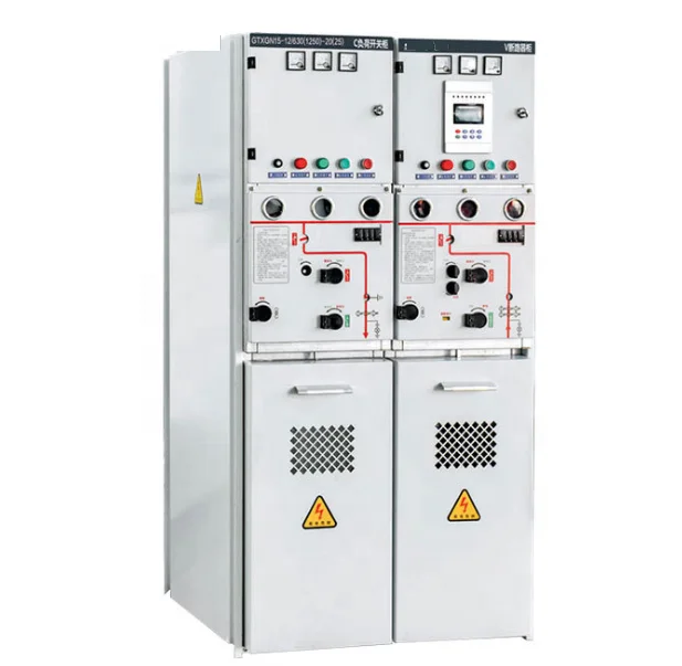 GTXGN 12KV 630A 1250A High Voltage Solid Insulation Ring Network Cabinet  HV Switchgear